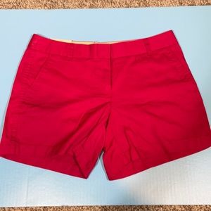 NWT J Crew Chino City Fit Flat Front 5” Shorts 6